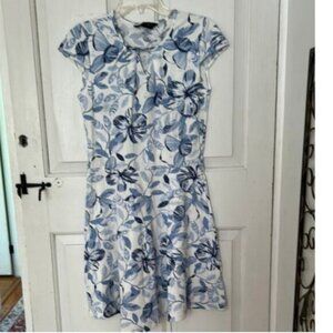 Dorothy Perkins Blue‎ and White summer dress